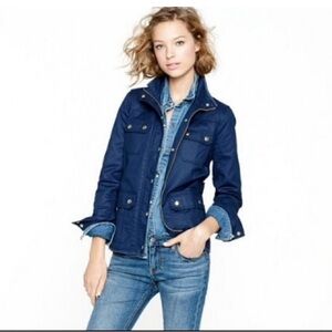 J Crew Relaxed Boyfriend Field Jacket